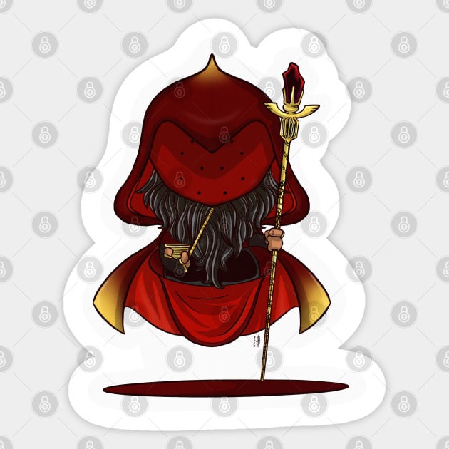 Ruby Mage Sticker by BloodFuryArt